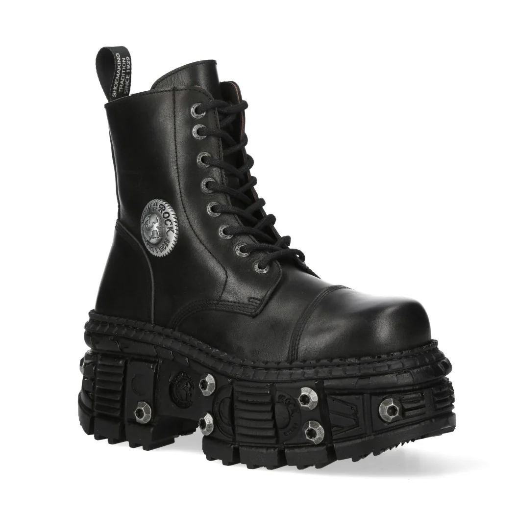 Bota de tobillo M-OVERZTANK002-C1 de la colección METALLIC