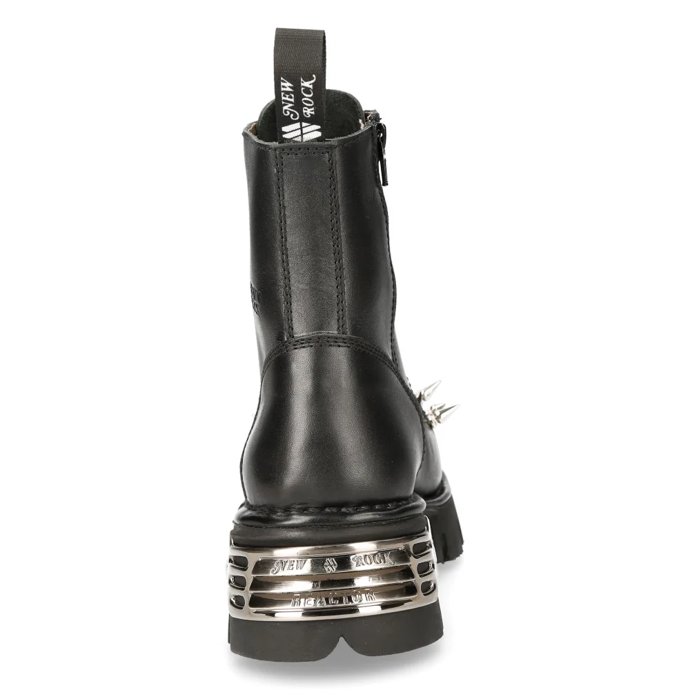 Bota de tobillo M-MILI084CONOLACE-C1 de METALLIC COLLECTION