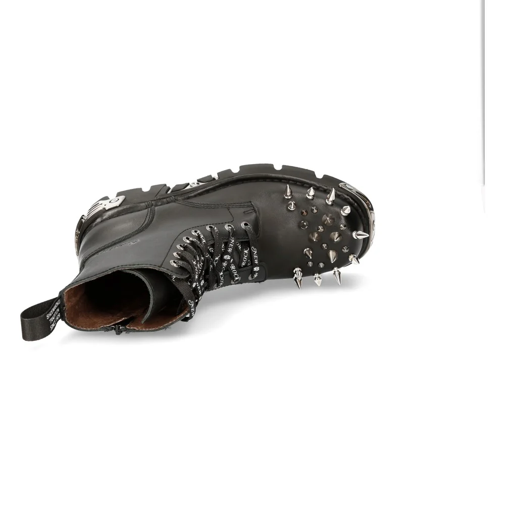 Bota de tobillo M-MILI084CONOLACE-C1 de METALLIC COLLECTION