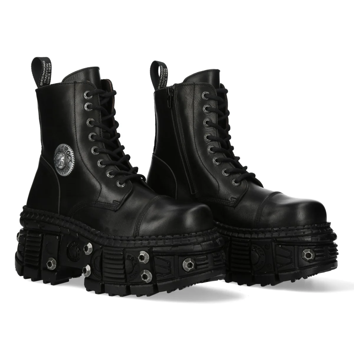 Bota de tobillo M-OVERZTANK002-C1 de la colección METALLIC