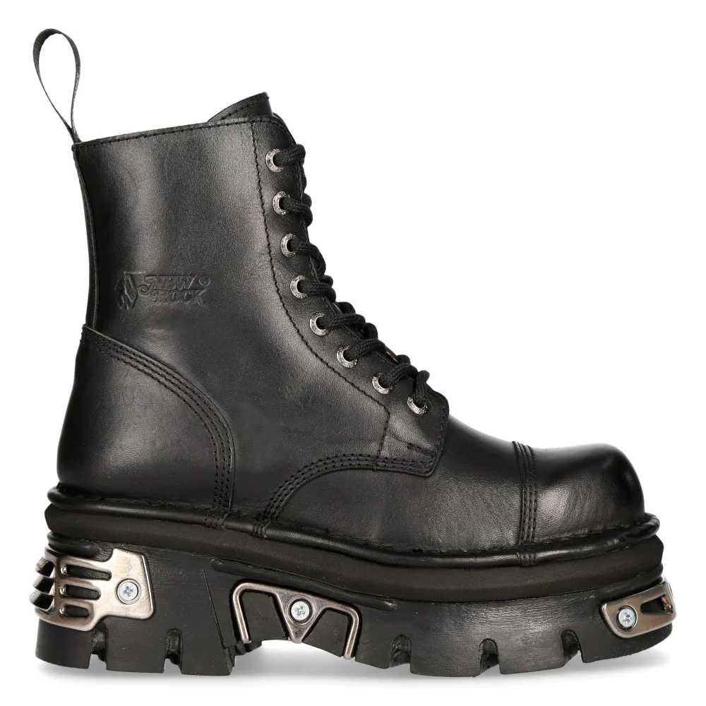 Bota de tobillo M-NEWMILI083-S36 de la colección METALLIC